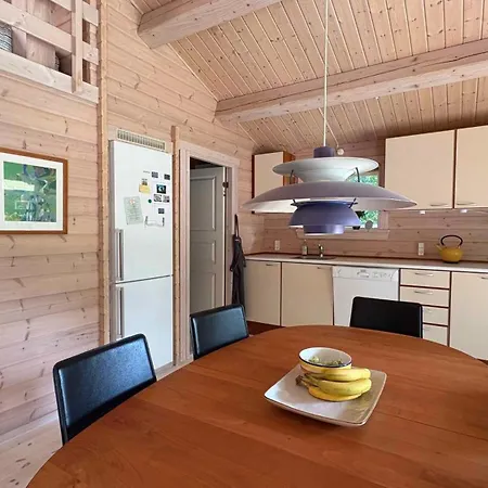 Traditional Log House Near And Forest * Rørvig